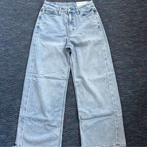 High-Waisted Baggy Wide Leg Jeans
